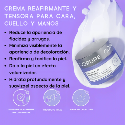 GoPure Crema reafirmante + ENVIO GRATIS