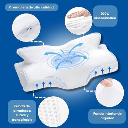 Almohada de tracción cervical