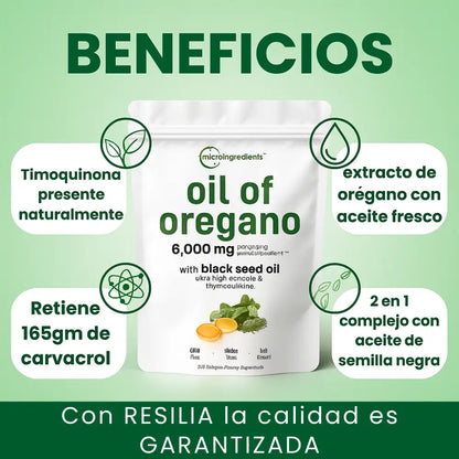ACEITE DE OREGANO EN CAPSULSAS + ENVIO GRATIS