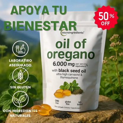 ACEITE DE OREGANO EN CAPSULSAS + ENVIO GRATIS