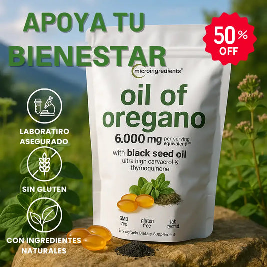 ACEITE DE OREGANO EN CAPSULSAS + ENVIO GRATIS